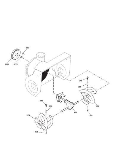 Picture of Gear case, auger