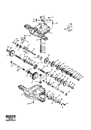 Picture of Tecumseh Peerless Transaxle Mst 205-529A