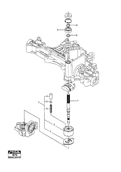 Picture of Kanzaki Transaxle K-55B Pump Shaft