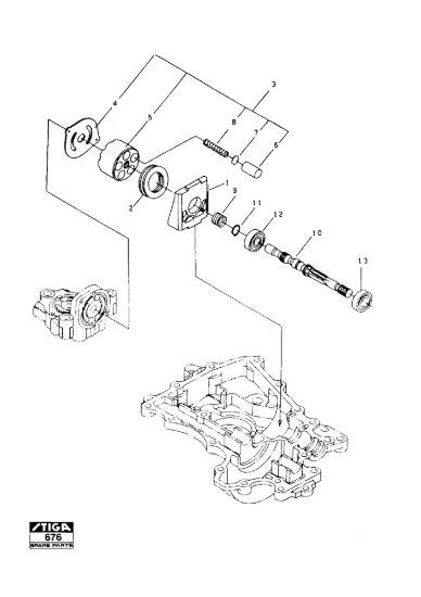 Picture of Kanzaki Transaxle K-55B Motor Shaft