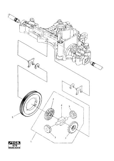 Picture of Kanzaki Transaxle K-55B Differential Gear