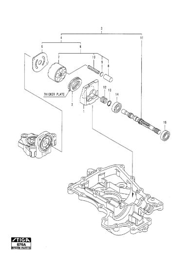 Picture of Kanzaki Transaxle K-55B Motor Shaft