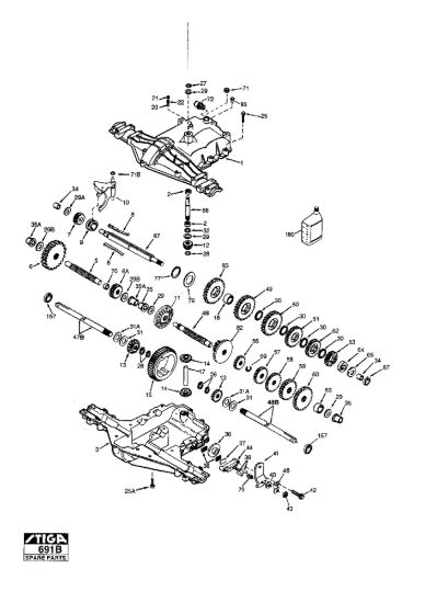 Picture of Tecumseh Peerless Transaxle Mst 205-529C