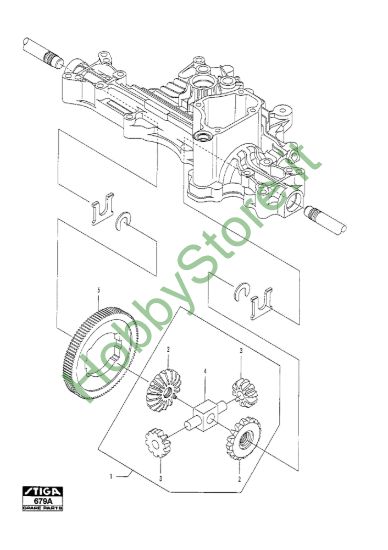 Picture of Kanzaki Transaxle K-55B Differential Gear