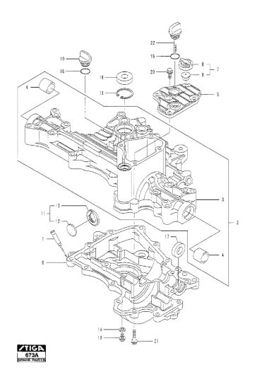 Picture of Kanzaki Transaxle K-55B Transmission Casing