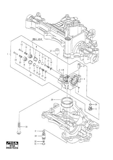Picture of Kanzaki Transaxle K-55B Center Case