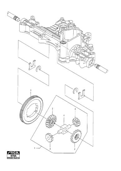 Picture of Kanzaki Transaxle K-55B Differential Gear