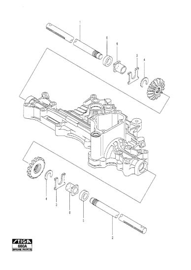 Picture of Kanzaki Transaxle K-55B Axle Shaft