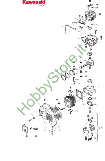 Picture of Motore - Cilindro, Pistone, Albero Motore