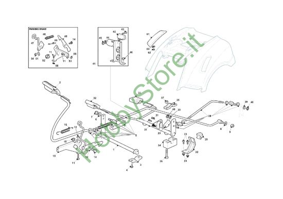 Picture of Comando Freno E Comando Cambio - Hydrogear