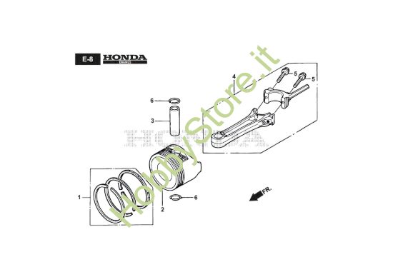 Picture of Pistone/Biella Motore