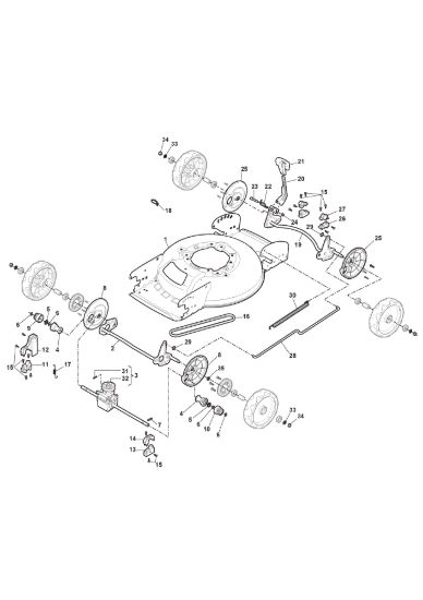 Picture of Chassis E Regolazione Altezza di Taglio