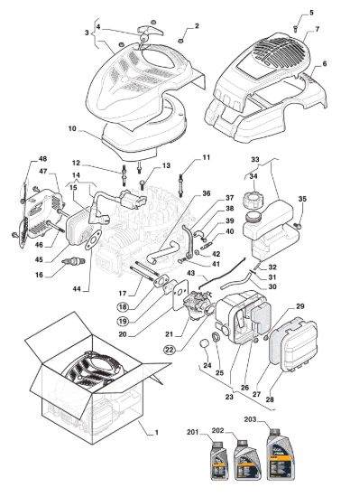 Picture of Motore - Carburatore, Serbatoio