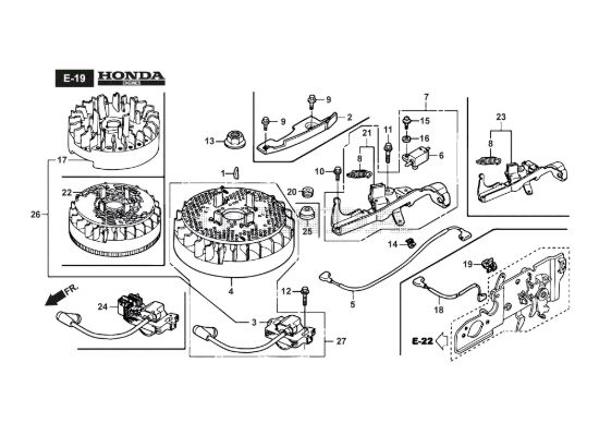 Picture of Volano Motore - GCV160A0 S4 LE SD