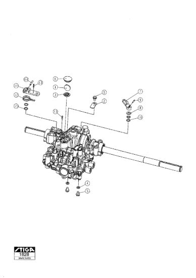 Picture of Kanzaki Motor Shaft-Rear Ktm10G