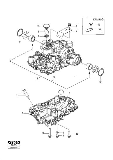 Picture of Kanzaki Transaxle Ktm10F-Ktm10G-Ktm10M Transaxle Case