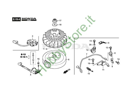 Picture of Volano Motore - GCV160A0 S4 GB SD