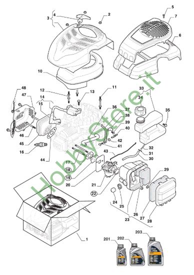 Picture of Motore - Carburatore, Serbatoio