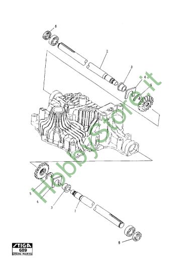 Picture of Kanzaki Transaxle K-61E Axle Shaft