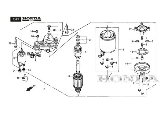 Picture of Motorino Avviamento