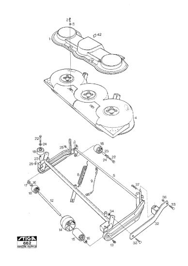 Picture of Mower Deck 102M Frame