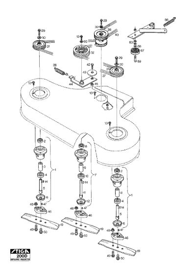 Picture of Mower Deck 85B Blades