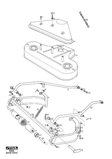 Picture of Mower Deck 85B Frame