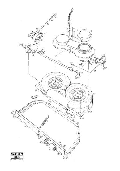 Picture of Mower Deck 85M Frame Controls