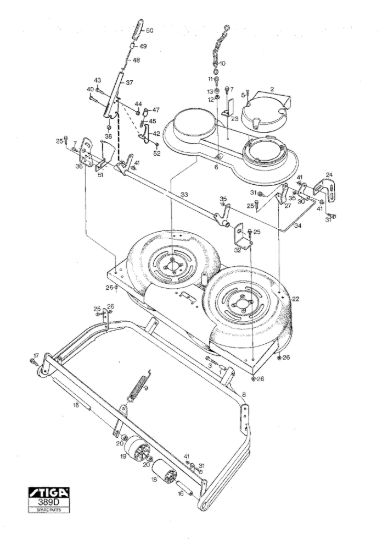 Picture of Mower Deck 85M Frame Controls