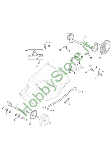 Picture of Chassis E Regolazione Altezza di Taglio