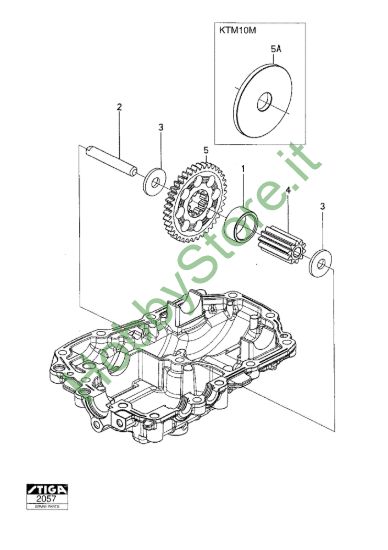 Picture of Kanzaki Transaxle Ktm10F-Ktm10G-Ktm10M Final Pinion