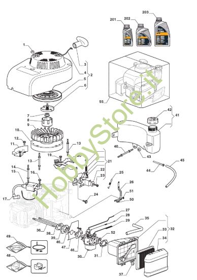Picture of Motore - Carburatore, Serbatoio