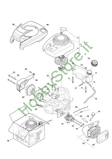 Picture of Motore - Carburatore, Serbatoio