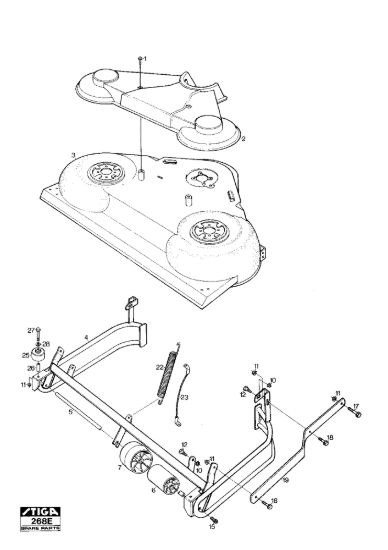Picture of Mower Deck 100M Frame