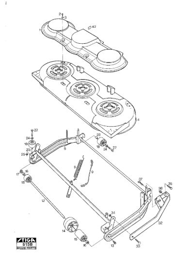 Picture of Mower Deck 121M Frame