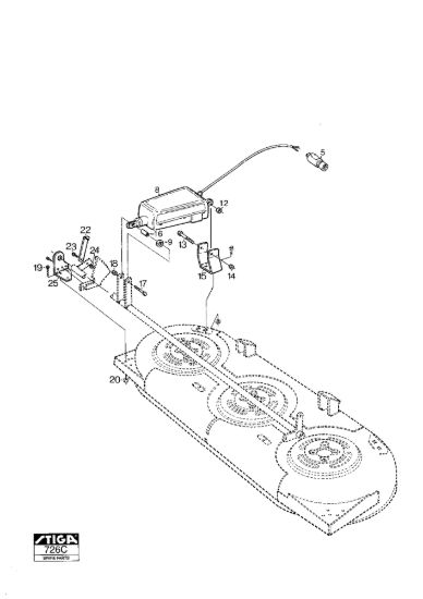 Picture of Mower Deck 121M Electric Control