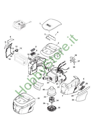 Picture of Ass. Motore a Batteria