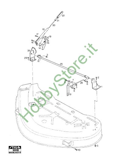 Picture of Mower Deck 110S Controls