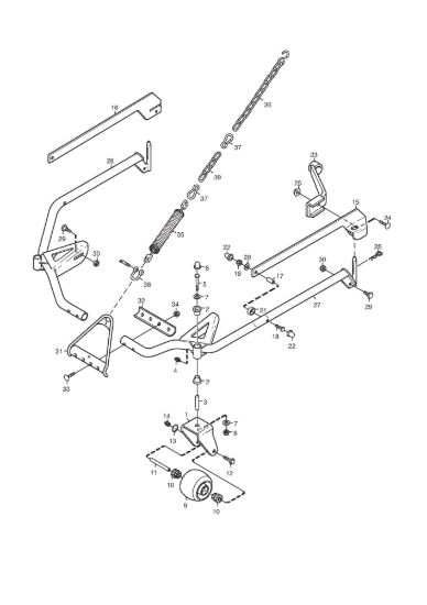 Picture of Mower Deck 125 Combi Pro Frame