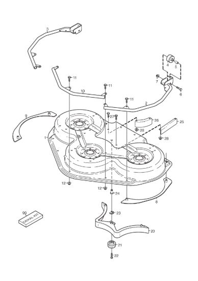 Picture of Mower Deck 125 Combi Pro Casing