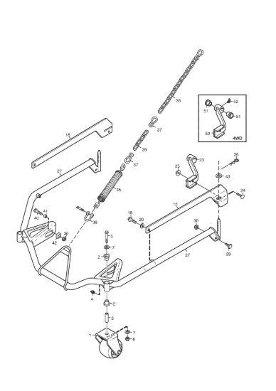 Picture of Mower Deck 125 Combi Pro Frame