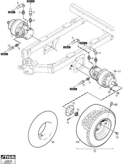 Picture of Wheel engine-rear