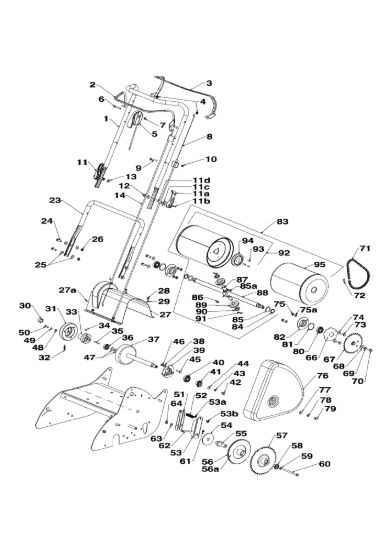 Picture of Opc/Clutch Levers,Control Cables,Rear Rollers