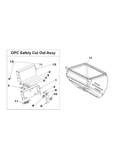 Picture of Grasscatcher Box,Opc Safety Cut Out,