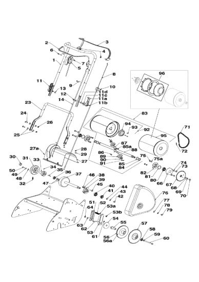 Picture of Opc/Clutch Levers,Control Cables,Rear Rollers