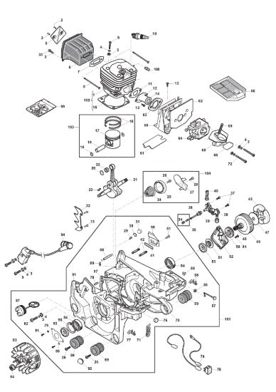 Picture of Motore - Cilindro, Pistone, Albero Motore