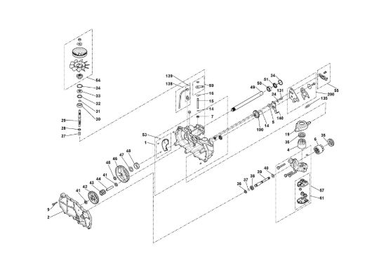 Picture of Transaxle, Parte Sx, (Hydrogear Ezt D-Shaft)