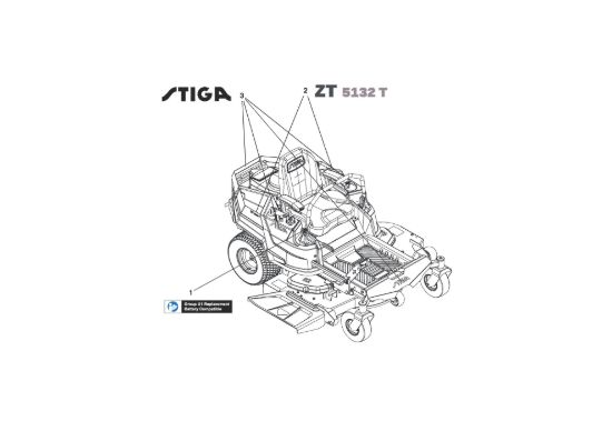Picture of Decalcomanie - Estetiche STIGA ZT 5132 T
