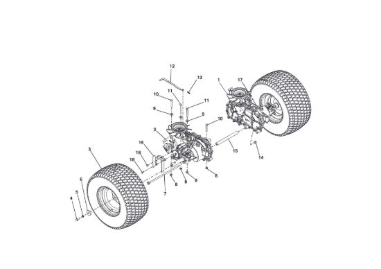 Picture of Pneumatici posteriori e transaxles