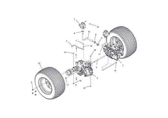 Picture of Rear Tires And Transaxle